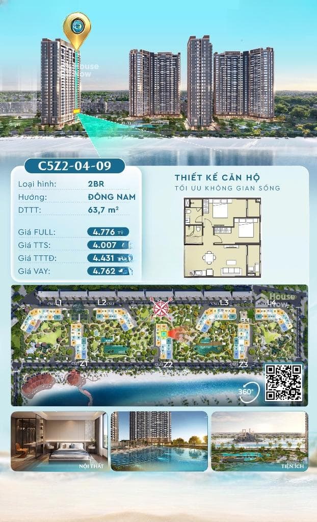 HOT DEAL CĂN 2BR - GIÁ SIÊU TỐT TẠI MASTERI GRAND COAST - ảnh 2 HOT DEAL CĂN 2BR - GIÁ SIÊU TỐT TẠI MASTERI GRAND COAST - ảnh 2