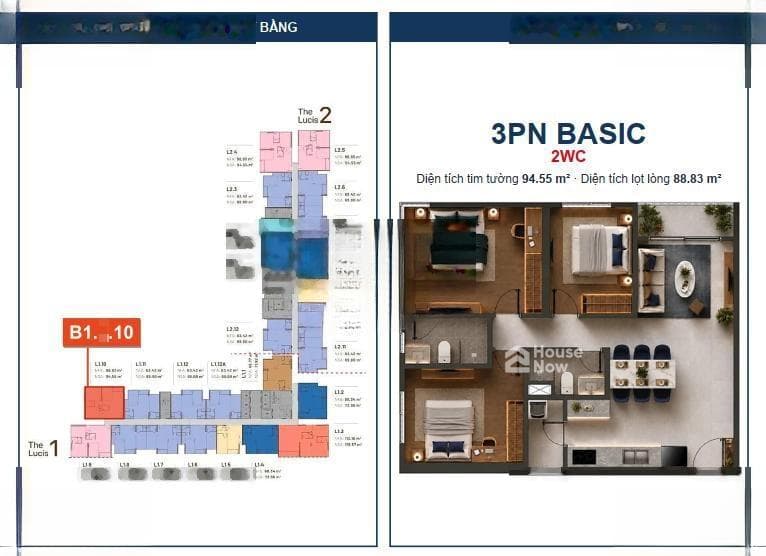 Bán căn số 10 tòa L1 căn 3PN - 95m2 lầu đẹp, view nội khu, hướng mát căn hộ tri thức TT Genesis - ảnh 12 Bán căn số 10 tòa L1 căn 3PN - 95m2 lầu đẹp, view nội khu, hướng mát căn hộ tri thức TT Genesis - ảnh 12