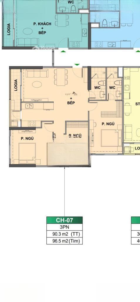 Bán căn hộ 3PN 2VS diện tích 89.6m2, hướng ĐN-ĐB, giá 4.75 tỷ - ảnh 3 Bán căn hộ 3PN 2VS diện tích 89.6m2, hướng ĐN-ĐB, giá 4.75 tỷ - ảnh 3