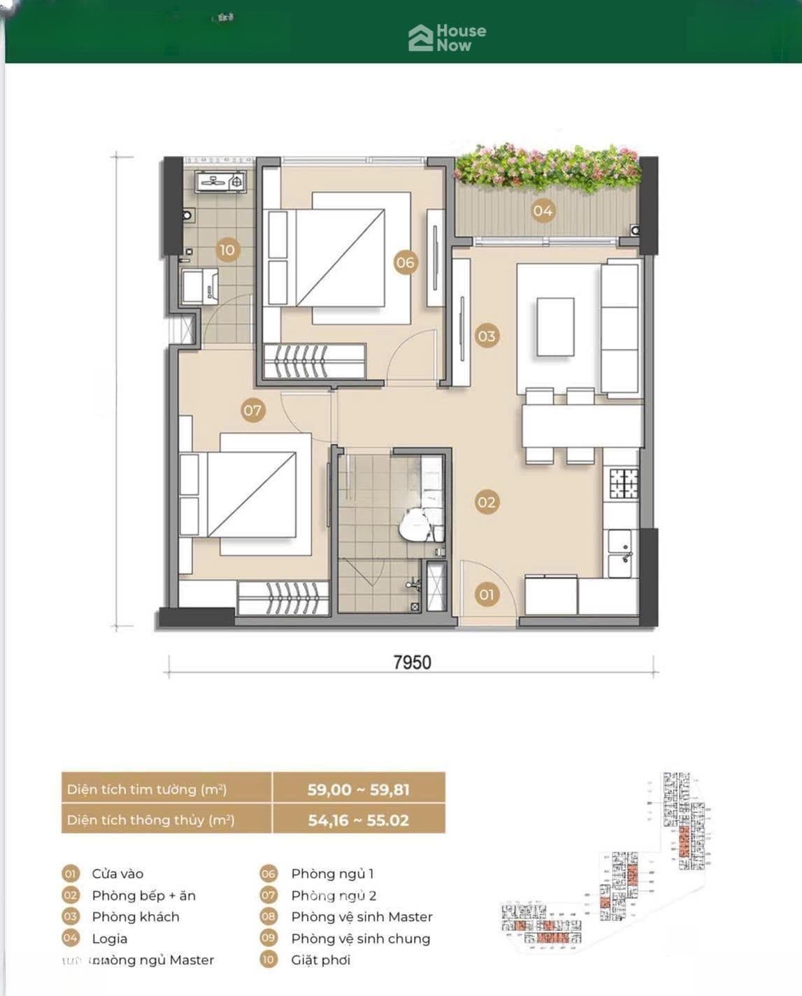 Trellia Vista căn 59m chỉ cần 30% ~ 1.5 tỷ vốn tự có, mỗi tháng thanh toán hơn 3 triệu - ảnh 6 Trellia Vista căn 59m chỉ cần 30% ~ 1.5 tỷ vốn tự có, mỗi tháng thanh toán hơn 3 triệu - ảnh 6