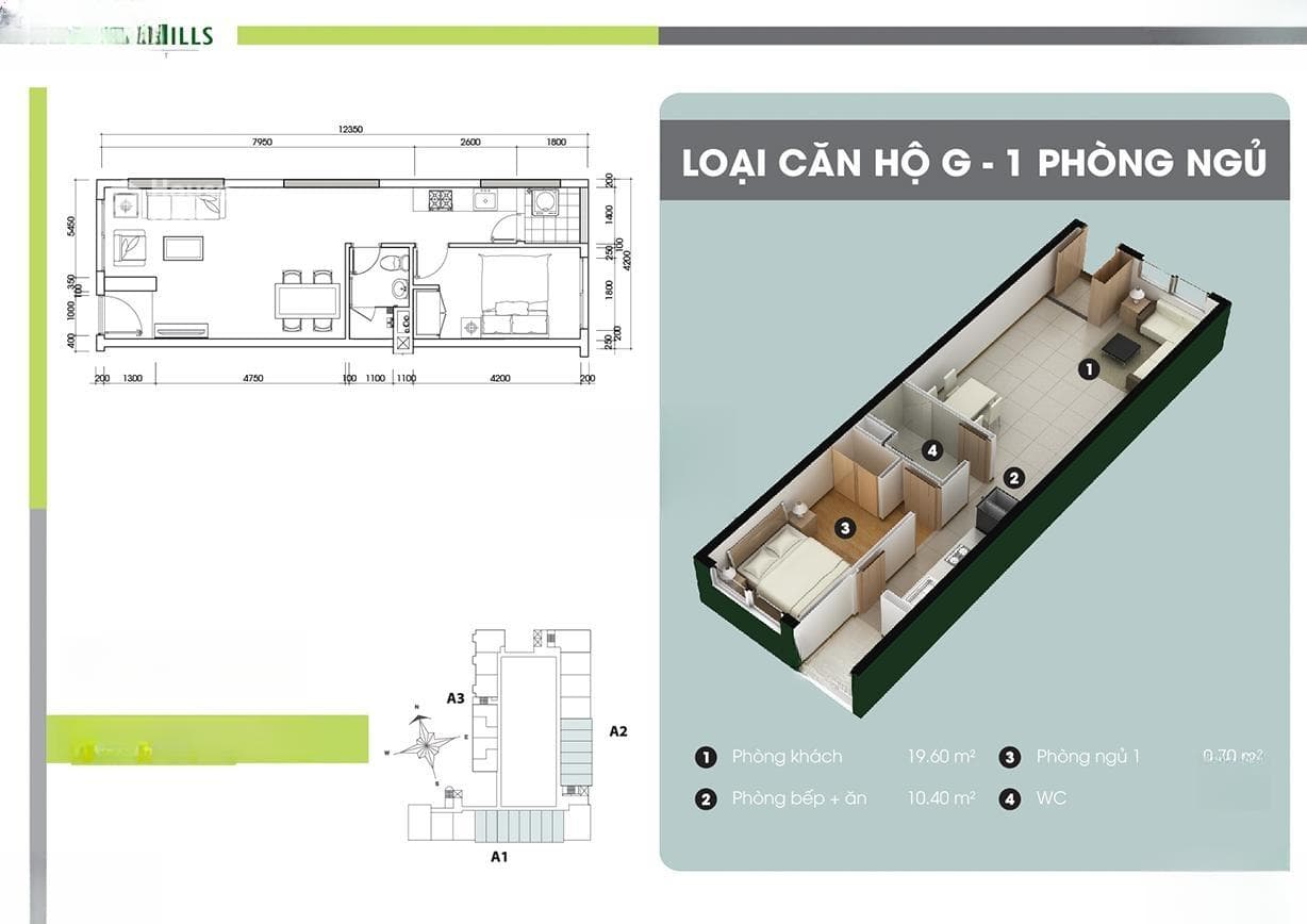 Chuyển nhượng Green Town Bình Tân có sổ riêng 49m2/1PN/2.16 tỷ block A, HT vay. 090251**** Duy - ảnh 5 Chuyển nhượng Green Town Bình Tân có sổ riêng 49m2/1PN/2.16 tỷ block A, HT vay. 090251**** Duy - ảnh 5