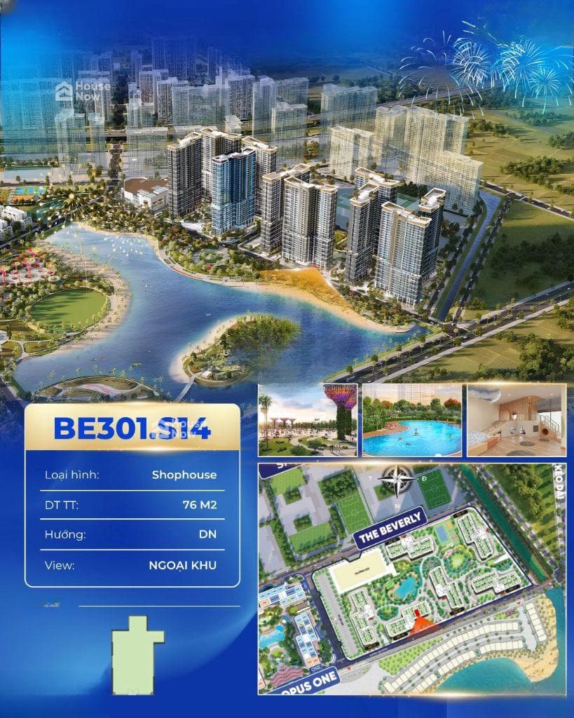 BÁN CĂN SHOPHOU BEVERLY VỊ TRỊ ĐẸP - ảnh 1 BÁN CĂN SHOPHOU BEVERLY VỊ TRỊ ĐẸP - ảnh 1