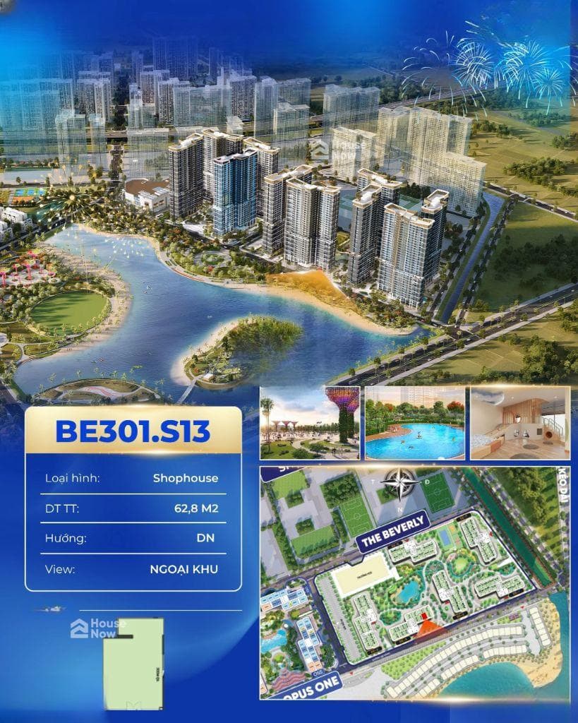 BÁN CĂN SHOPHOUSE THE BEVERLY – VỊ TRÍ ĐẸP - ảnh 1 BÁN CĂN SHOPHOUSE THE BEVERLY – VỊ TRÍ ĐẸP - ảnh 1