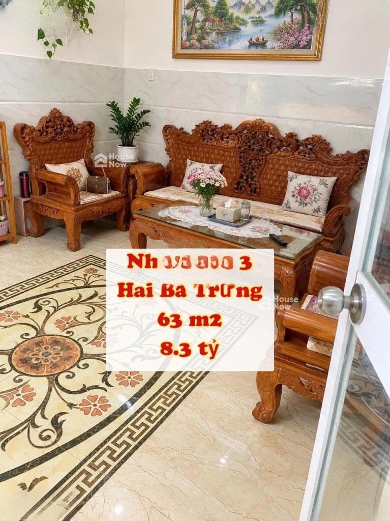 Bán nhà Hai Bà Trưng, QUẬN 3, 5.7 x 11m (63 m2), giá 8.3 tỷ - ảnh 1 Bán nhà Hai Bà Trưng, QUẬN 3, 5.7 x 11m (63 m2), giá 8.3 tỷ - ảnh 1